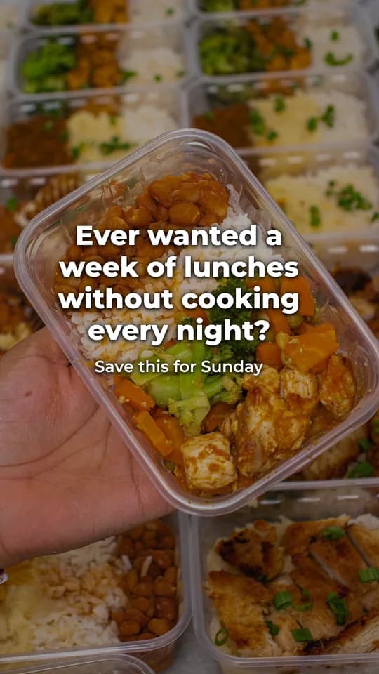 Ever wanted a week of lunches without cooking every night?